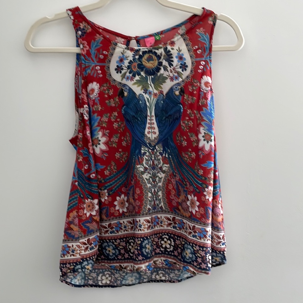 Farm Rio sleeveless blouse